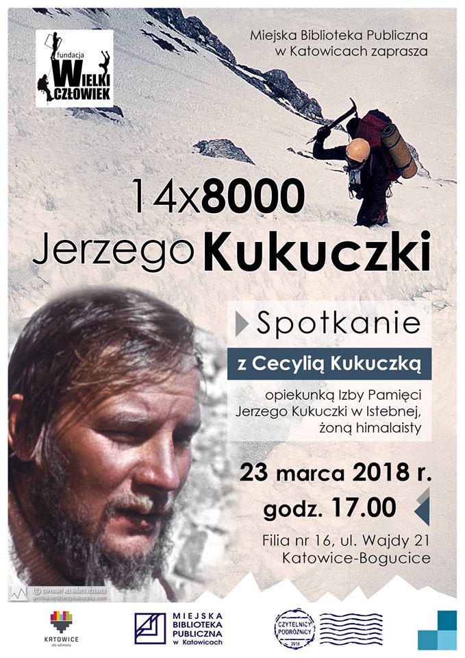 Spotkanie z Cecylią Kukuczką w Miejskiej Bibliotece Publicznej w Katowicach