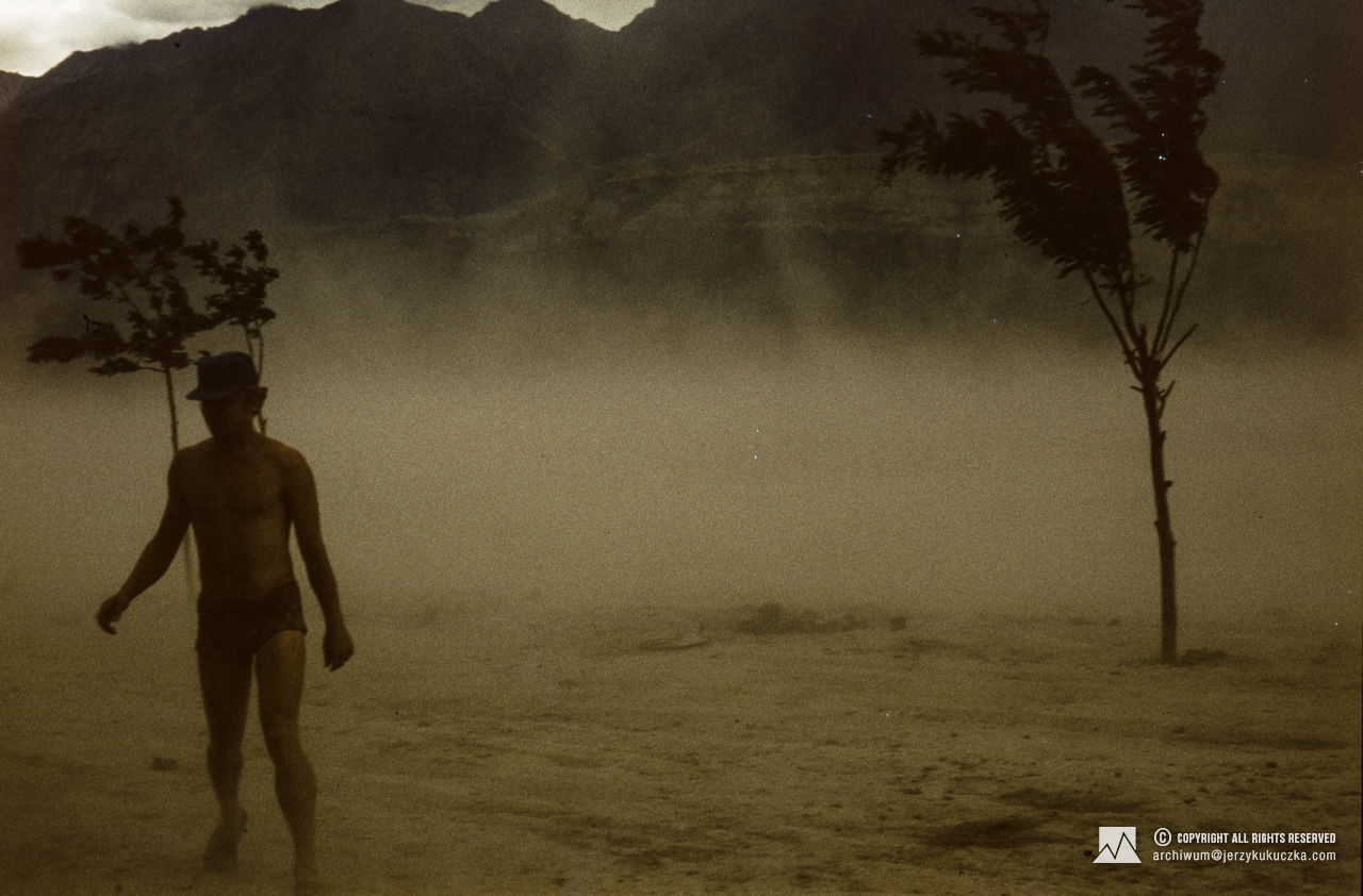 Participant of the expedition in Skardu.