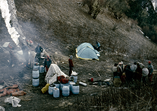 W czasie karawany mieliśmy problemy. Dość powiedzieć, że z 60 tragarzy doszło do bazy 19