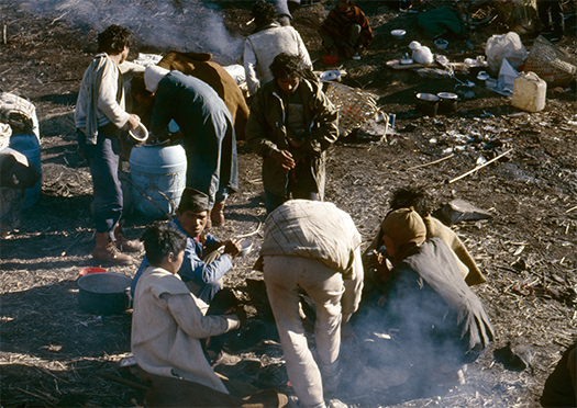 Trochę nam się przez to karawana wydłużyła w czasie, ale jakoś jednak, powolutku doszliśmy wszyscy do bazy