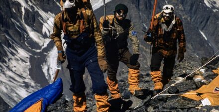 Uczestnicy wyprawy na Noszak w 1976 roku.