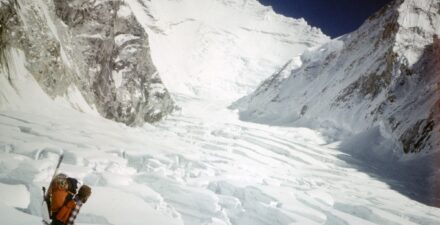 Uczestnicy wyprawy w Kotle Zachodnim. Wyprawa na Lhotse w 1979 roku.