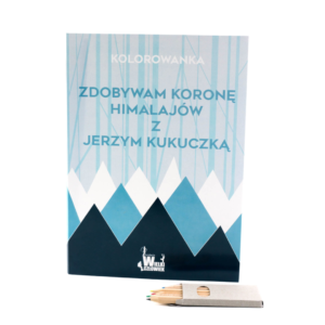 Zdobywam koronę Himalajów z Jerzym Kukuczką (kolorowanka dla dzieci)