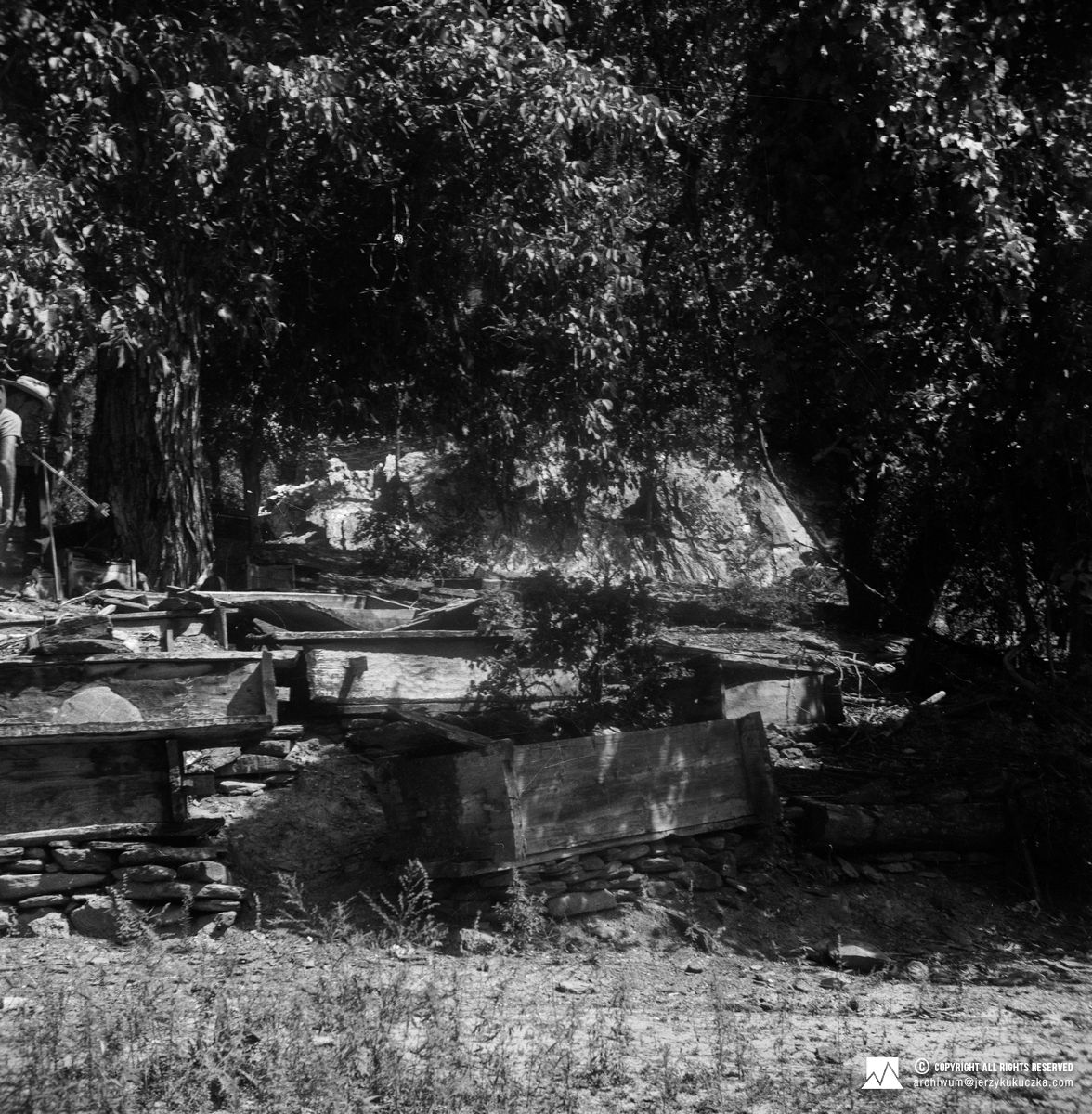 Cemetery in Chitral Valley.