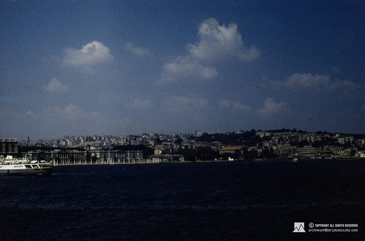 Panorama of Istanbul. Travel of the participants of the expedition through Turkey. Route from Katowice to Islamabad.