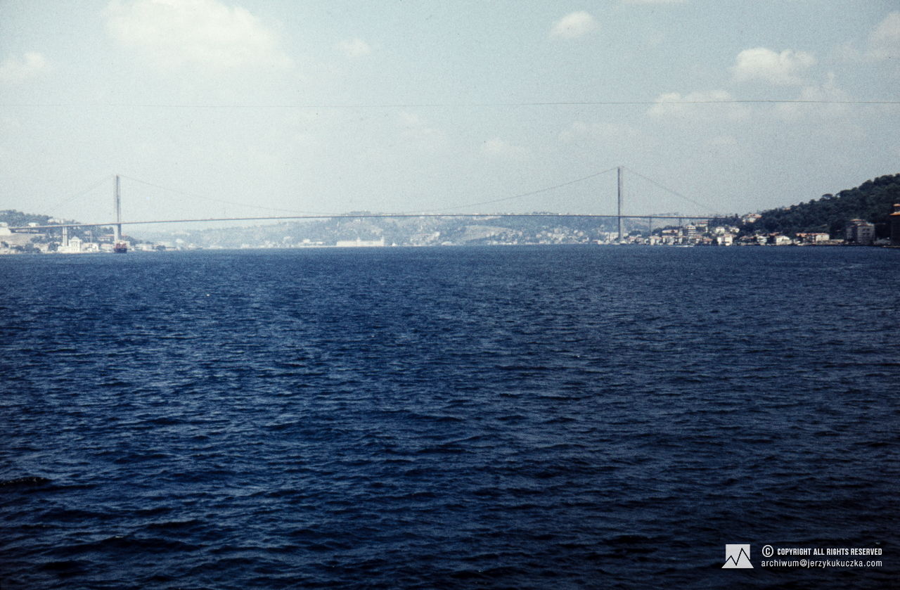 Panorama of Istanbul. Travel of the participants of the expedition through Turkey. Route from Katowice to Islamabad.