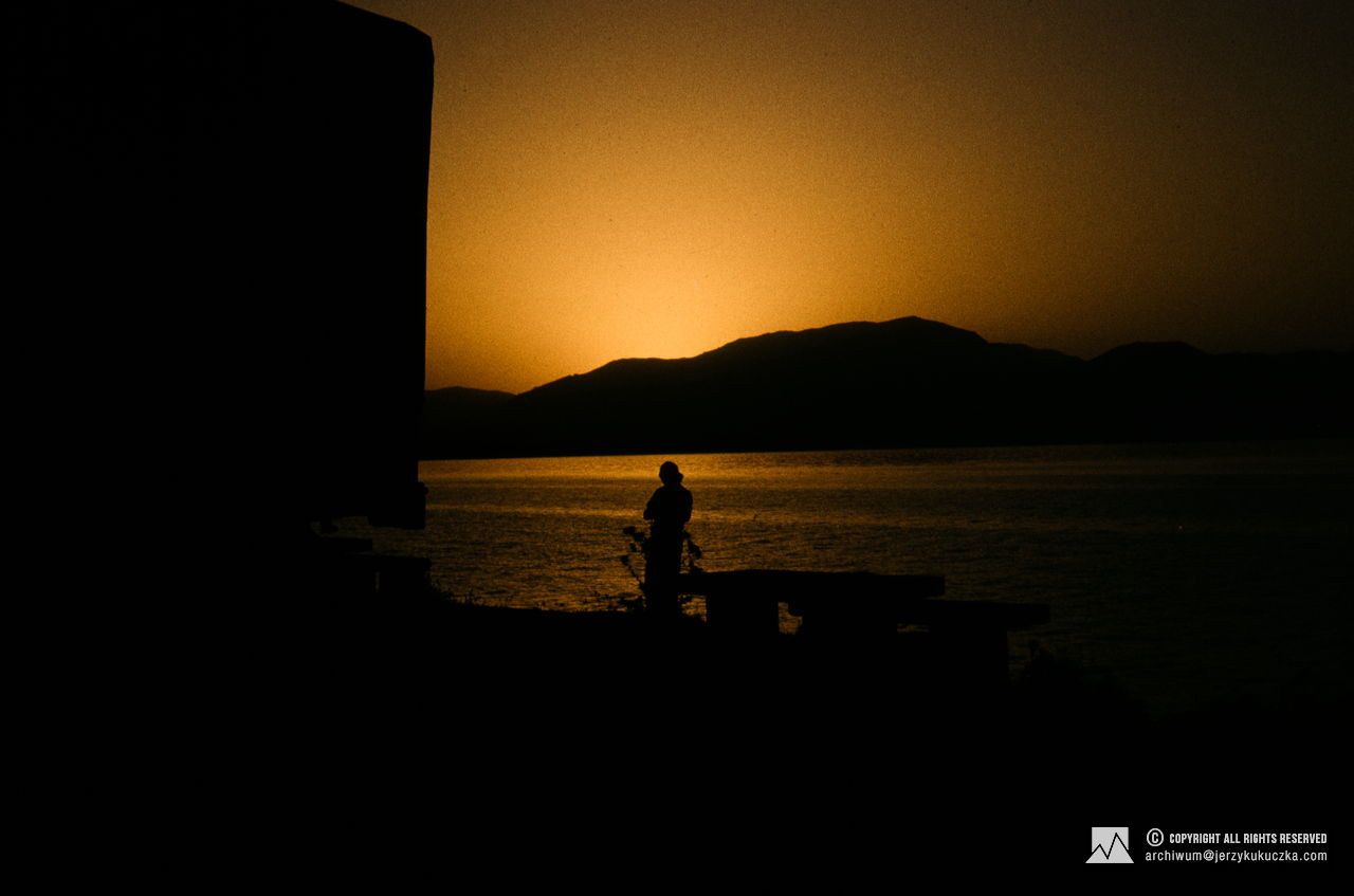 A stopover for the participants of the expedition at Lake Van in Turkey.