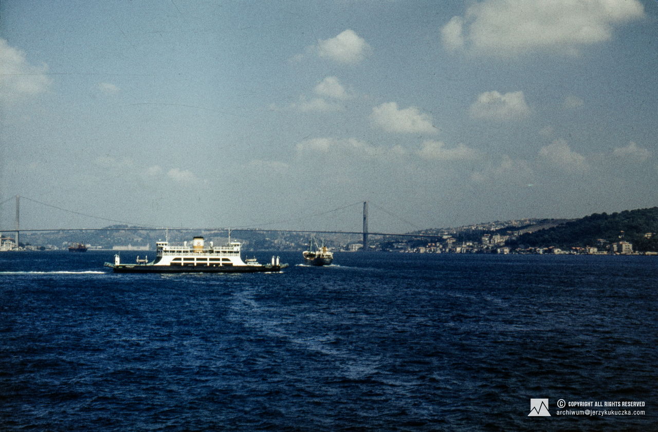 Panorama of Istanbul. Travel of the participants of the expedition through Turkey. Route from Katowice to Islamabad.