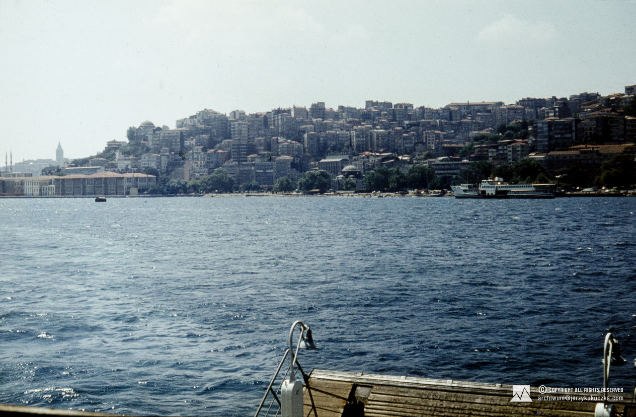 Panorama of Istanbul. Travel of the participants of the expedition through Turkey. Route from Katowice to Islamabad.