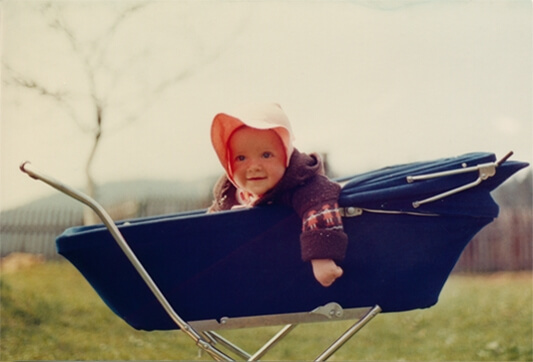 Syn Jerzego i Cecylii Kukuczków Wojtek.