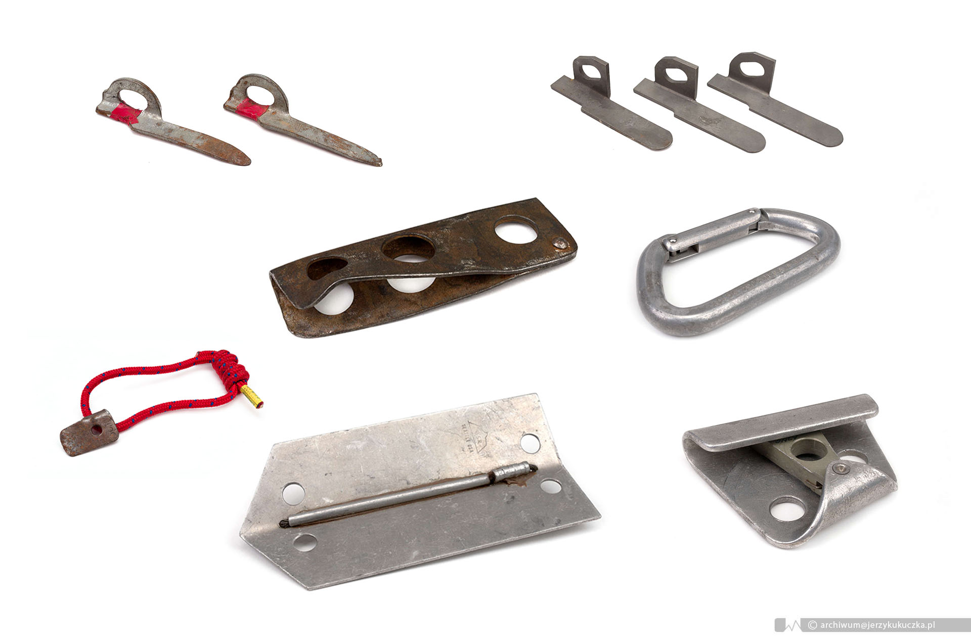 Otros accesorios utilizados durante la escalada.