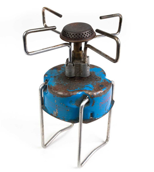 Maszynka gazowa wykorzystywana przez himalaistów podczas wyprawy.