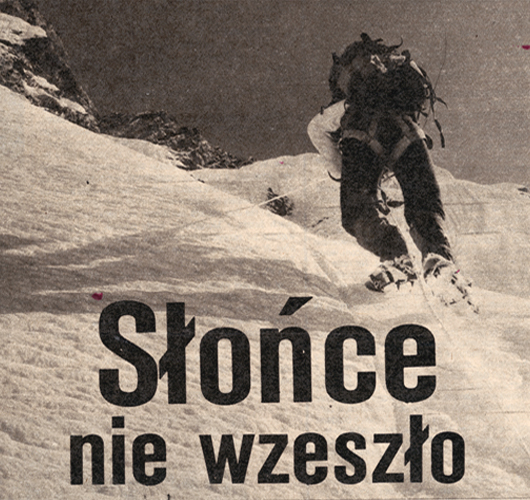 Artykuł Macieja Biegi z 1986 r. opisujący wyprawę na Naga Parbat, czasopismo „Sportowiec”.