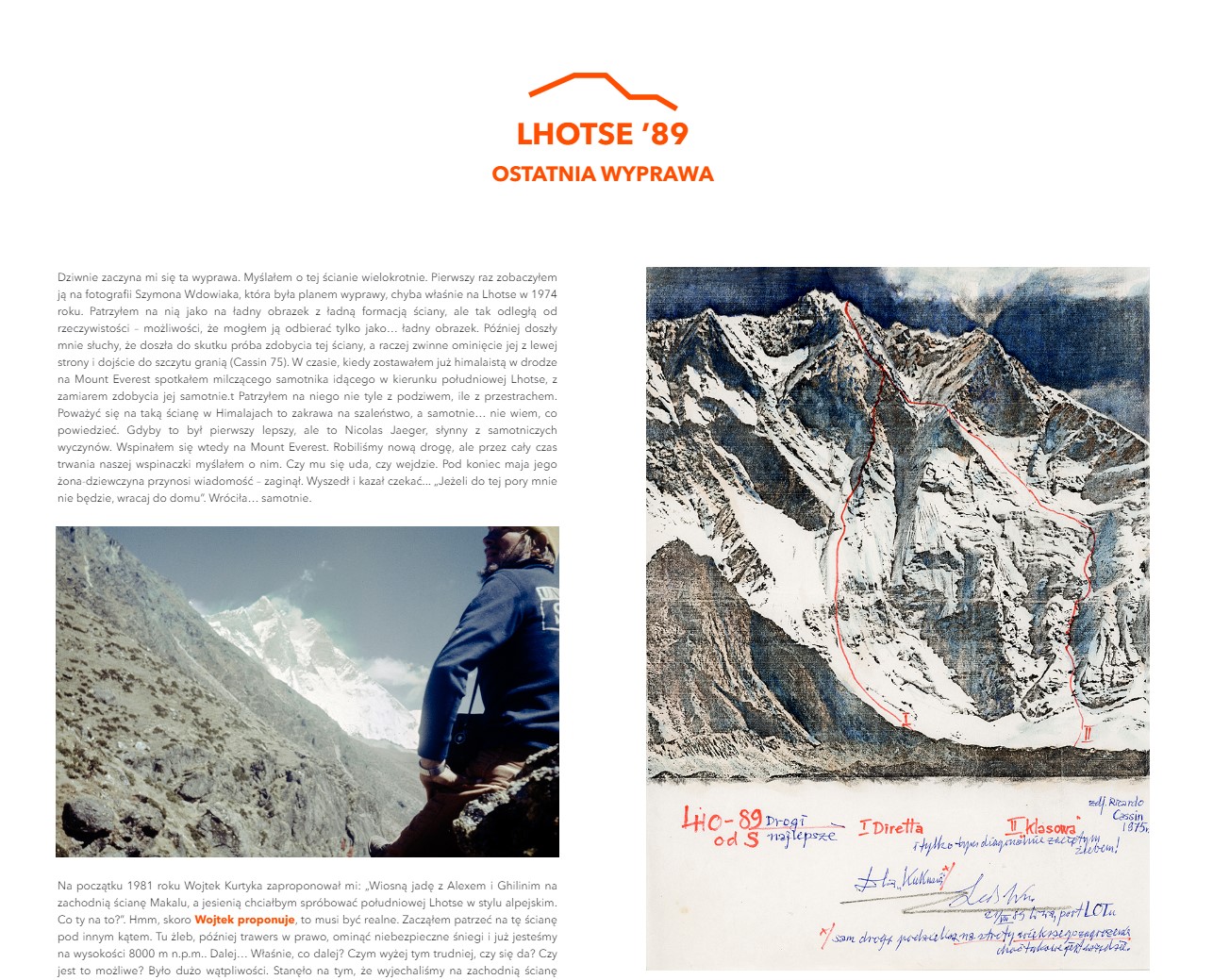 Południowa ściana Lhotse